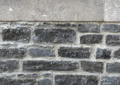 Réparation de fondations de pierres en moellons